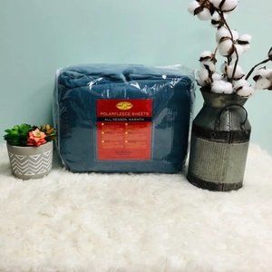Berkshire Polar Fleece Sheets | Blue | Queen